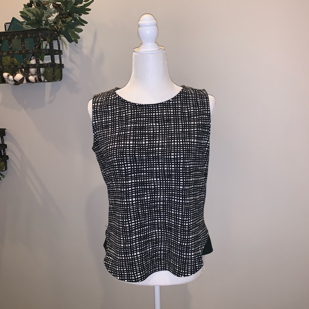 Black and White Dress Tank